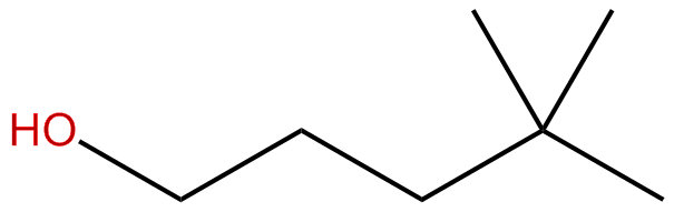 Image of 4,4-dimethyl-1-pentanol