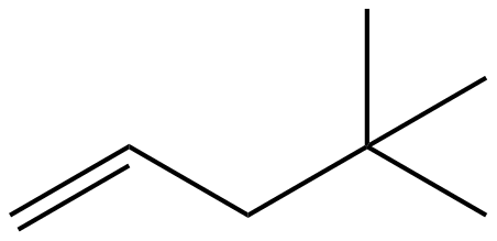 Image of 4,4-dimethyl-1-pentene