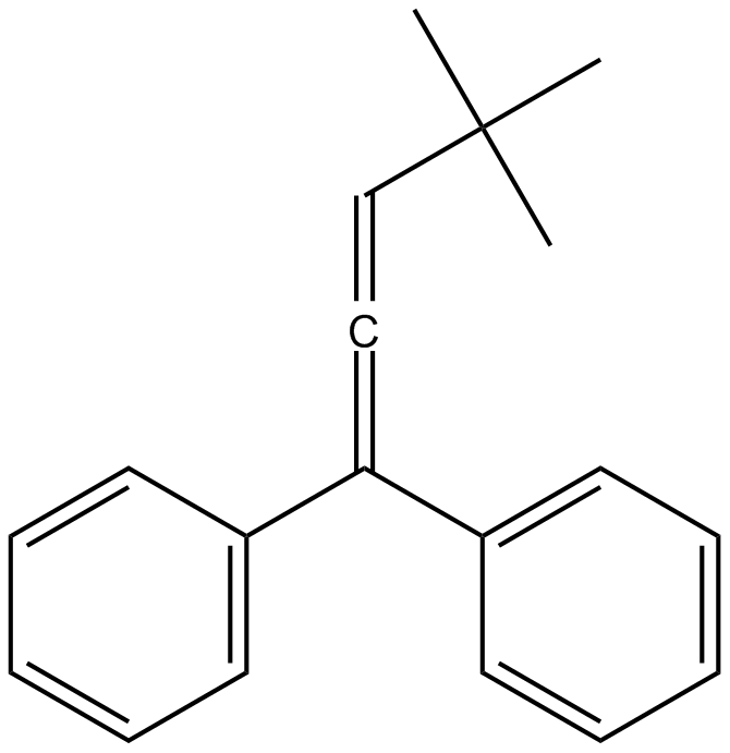 Image of 4,4-dimethyl-1,1-diphenyl-1,2-pentadiene