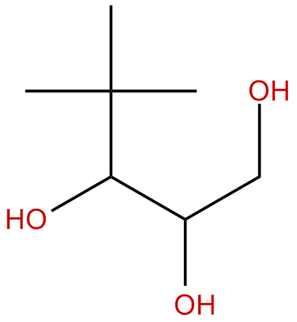 Image of 4,4-dimethyl-1,2,3-pentanetriol