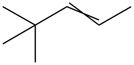 Image of 4,4-dimethyl-2-pentene