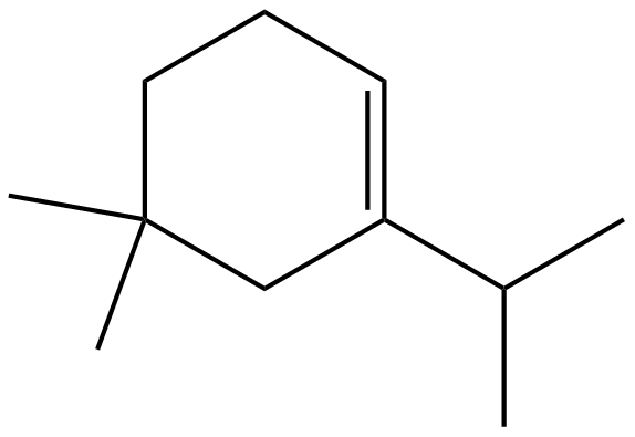 Image of 4,4-dimethyl-3-isopropyl-1-cyclohexene