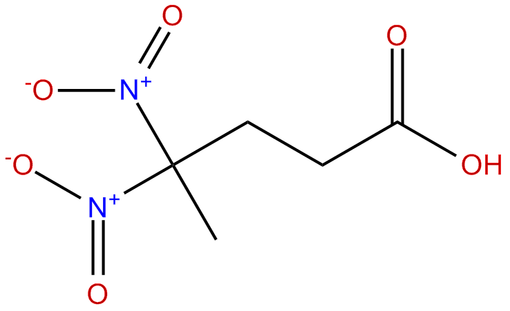 Image of 4,4-dinitropentanoic acid
