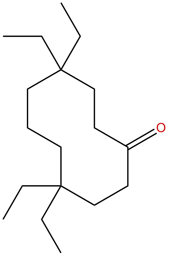 Image of 4,4,8,8-tetraethylcyclodecanone