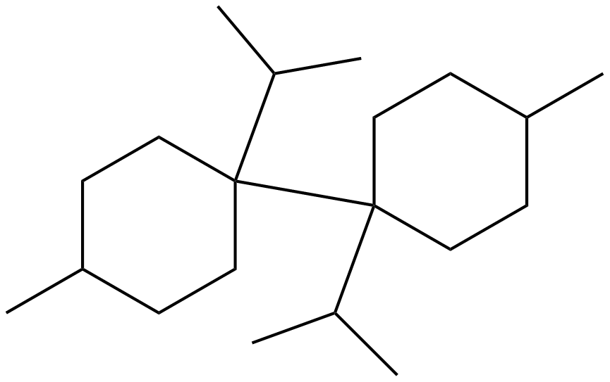 Image of 4,4'-dimethyl-1,1'-bis(1-methylethyl)-1,1'-bicyclohexyl