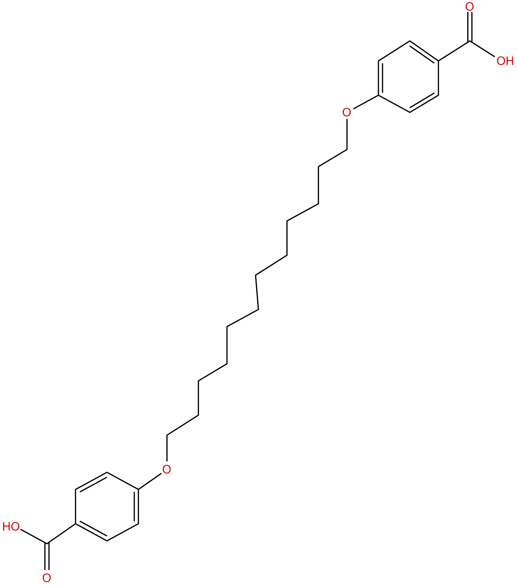 Image of 4,4'-[1,12-dodecanediylbis(oxy)]bis(benzoic acid)
