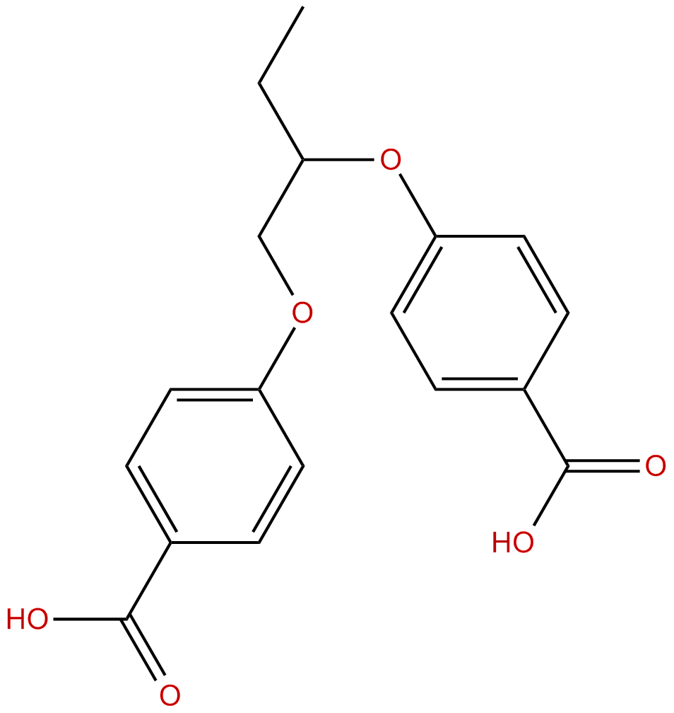 Image of 4,4'-[1,2-butanediylbis(oxy)]bis(benzoic acid)