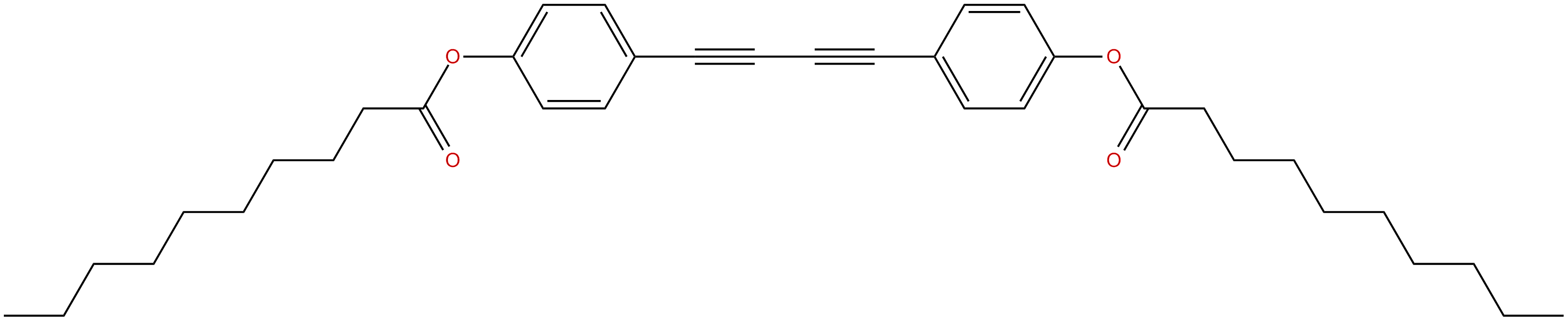 Image of 4,4'-(1,3-butadiynl-1,4-diyl)bis(4,1-phenylenedecanoate)