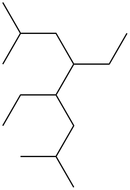 Image of 4,5-diethyl-2,7-dimethyloctane