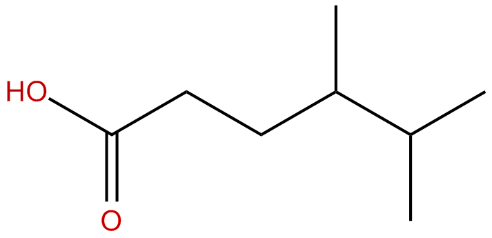 Image of 4,5-dimethylhexanoic acid
