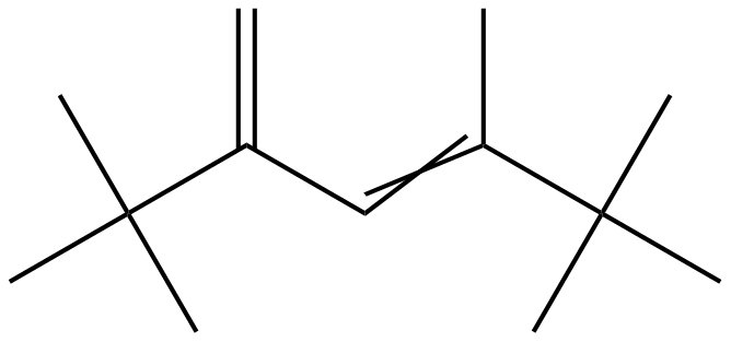Image of 4,5,5-trimethyl-2-(1,1-dimethylethyl)-1,3-hexadiene