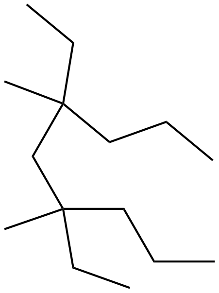 Image of 4,6-diethyl-4,6-dimethylnonane