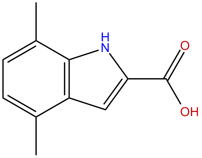 Image of 4,7-dimethylindole-2-carboxylic acid