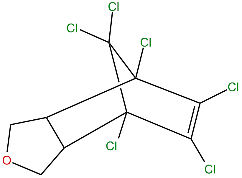 Image of 4,7-methanoisobenzofuran, 4,5,6,7,8,8-hexachloro-1,3,3a,4,7,7a-hexahydro-