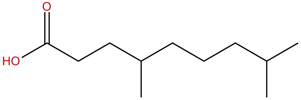 Image of 4,8-dimethylnonanoic acid