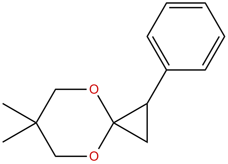 Image of 4,8-dioxaspiro[2.5]octane, 6,6-dimethyl-1-phenyl-
