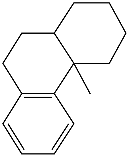 Image of 4a-methyl-1,2,3,4,4a,9,10,10a-octahydrophenanthrene