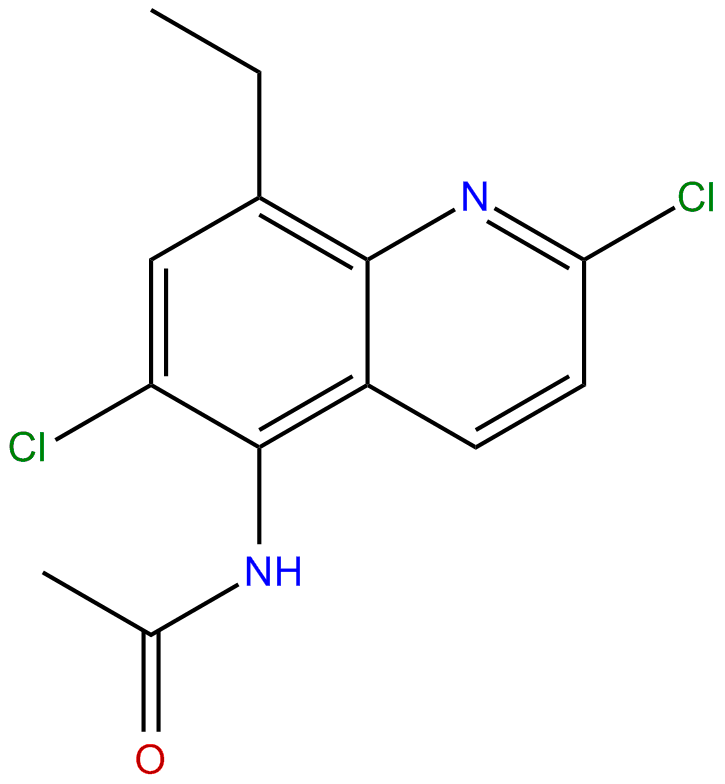 Image of 5-acetamido-2,6-dichloro-8-ethylquinoline