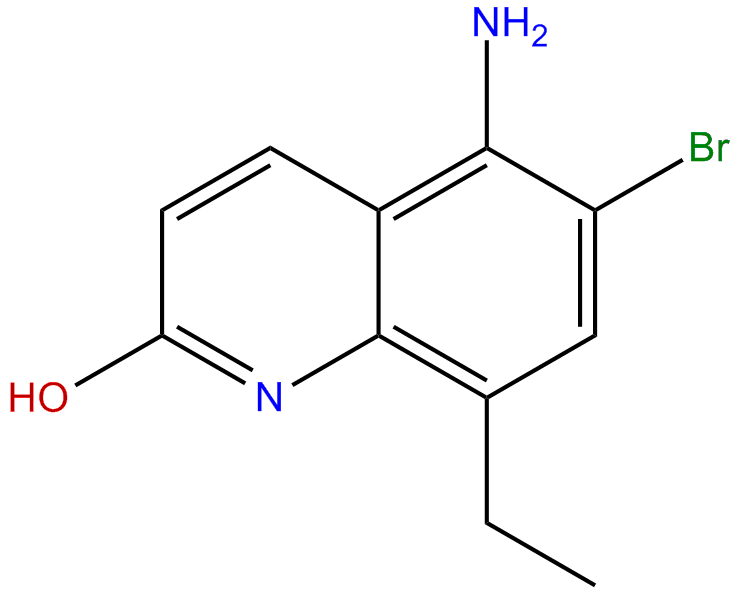 Image of 5-amino-6-bromo-8-ethyl-2-hydroxyquinoline