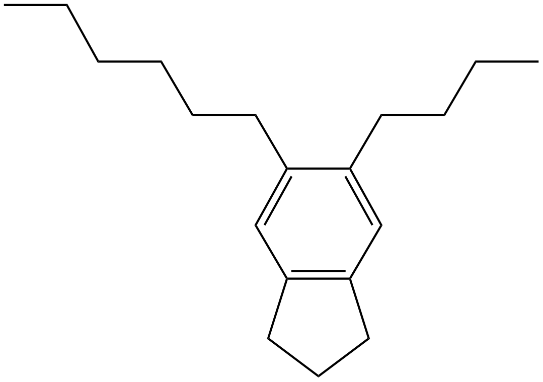 Image of 5-butyl-2,3-dihydro-6-hexyl-1H-indene