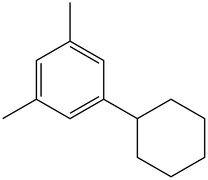 Image of 5-cyclohexyl-1,3-dimethylbenzene