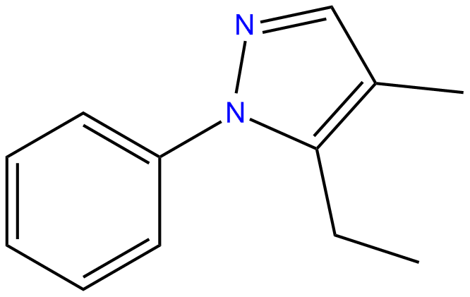 Image of 5-ethyl-4-methyl-1-phenylpyrazole