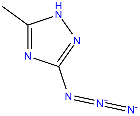 Image of 5-methyl-3-azido-1,2,4-triazole