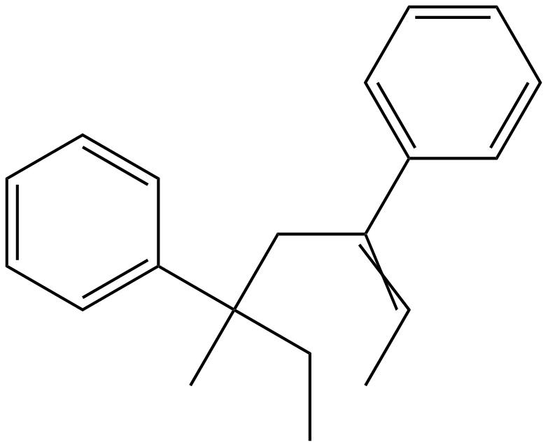 Image of 5-methyl-3,5-diphenyl-2-heptene