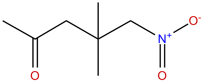 Image of 5-nitro-4,4-dimethyl-2-pentanone