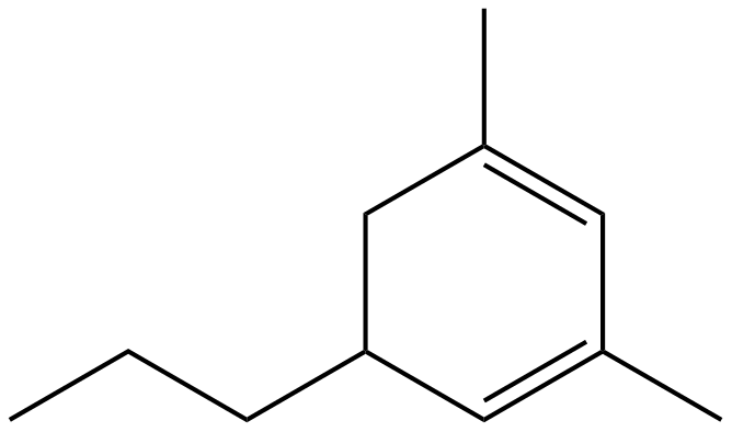 Image of 5-propyl-1,3-dimethyl-1,3-cyclohexadiene
