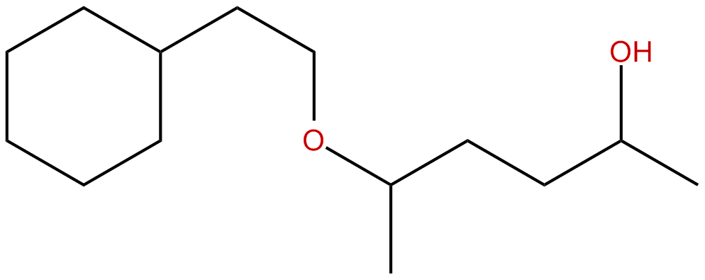 Image of 5-(2-cyclohexylethoxy)-2-hexanol