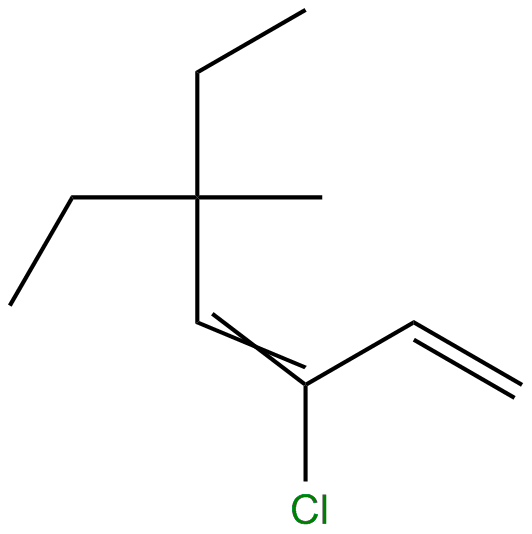 Image of 5,5-diethyl-3-chloro-1,3-hexadiene