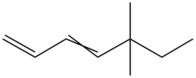 Image of 5,5-dimethyl-1,3-heptadiene