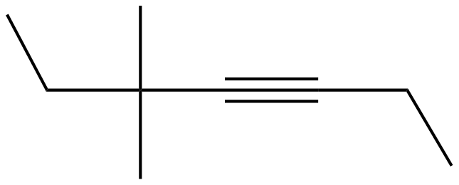 Image of 5,5-dimethyl-3-heptyne