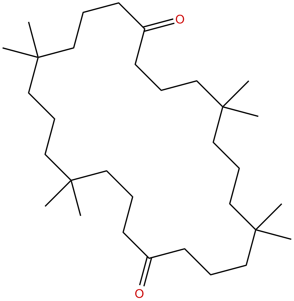 Image of 5,5,9,9,17,17,21,21-octamethylcyclotetracosane-1,13-dione