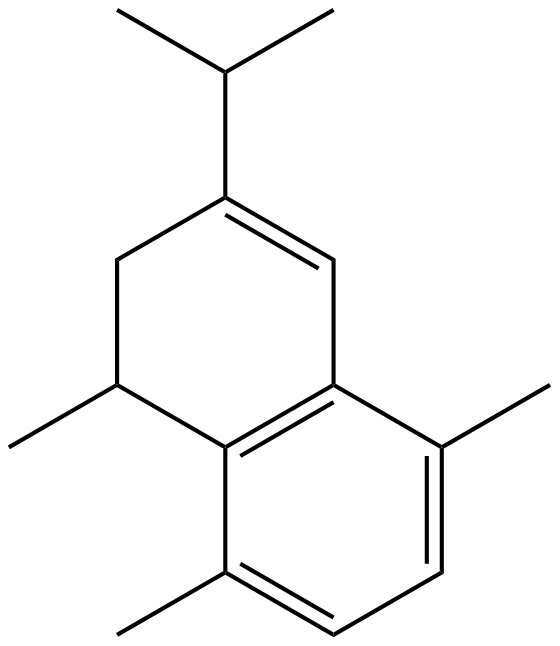 Image of 5,6-dihydro-7-(1-methylethyl)-1,4,5-trimethylnaphthalene