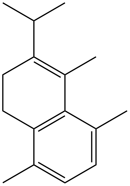 Image of 5,6-dihydro-7-(1-methylethyl)-1,4,8-trimethylnaphthalene