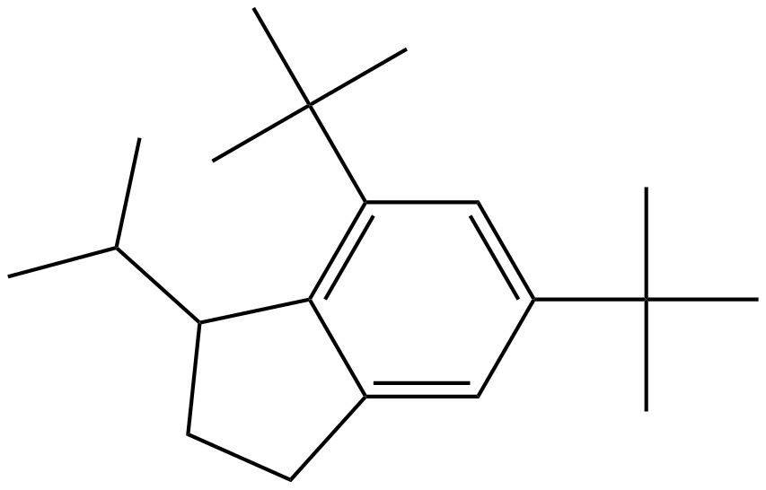 Image of 5,7-bis(1,1-dimethylethyl)-2,3-dihydro-1-(1-methylethyl)-1H-indene