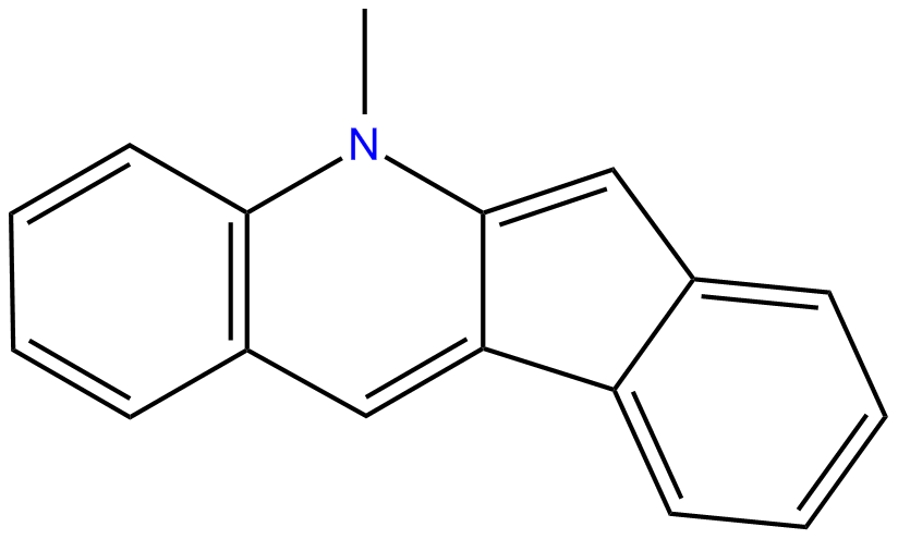 Image of 5H-indeno[2,1-b]quinoline, 5-methyl-