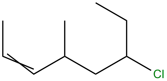 Image of 6-chloro-4-methyl-2-octene