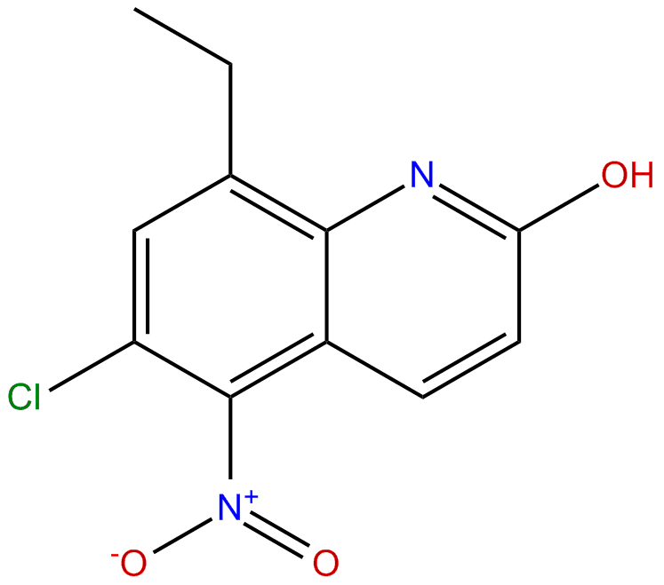 Image of 6-chloro-8-ethyl-2-hydroxy-5-nitroquinoline