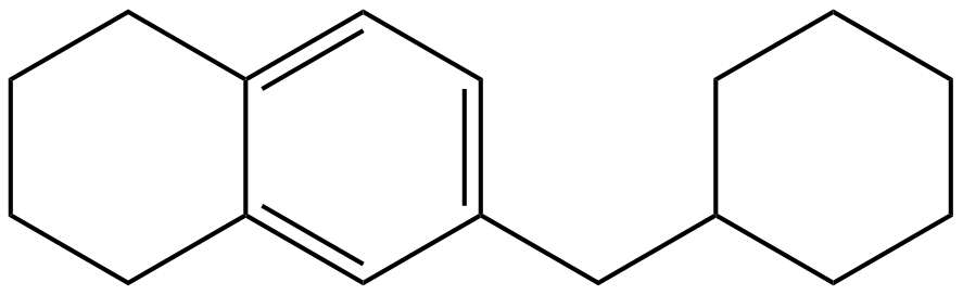 Image of 6-cyclohexylmethyl-1,2,3,4-tetrahydronaphthalene