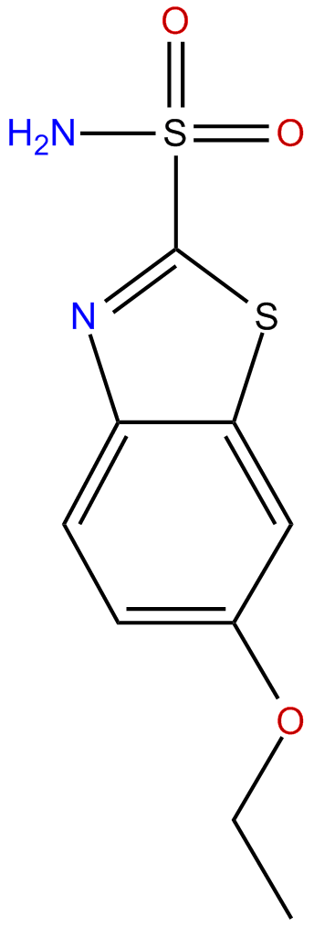 Image of 6-ethoxy-2-benzothiazolesulfonamide