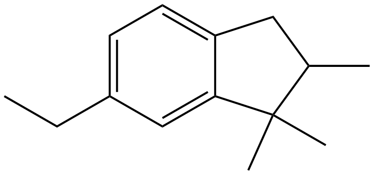 Image of 6-ethyl-1,1,2-trimethylindan
