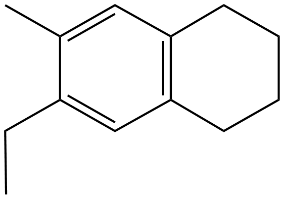 Image of 6-ethyl-1,2,3,4-tetrahydro-7-methylnaphthalene