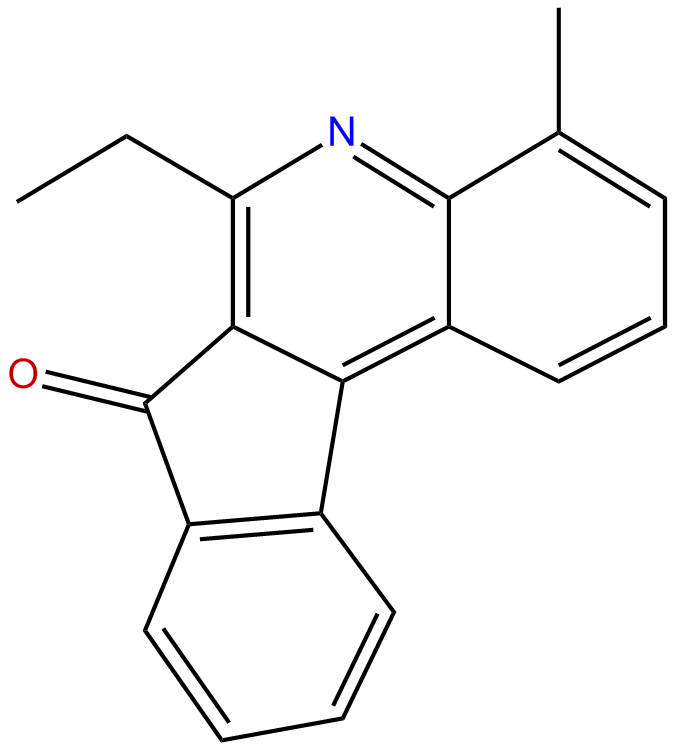 Image of 6-ethyl-4-methyl-7H-indeno[2,1-c]quinolin-7-one