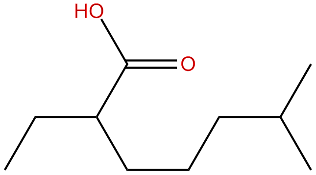 Image of 6-methyl-2-ethylheptanoic acid