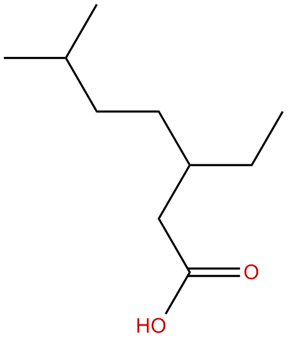 Image of 6-methyl-3-ethylheptanoic acid