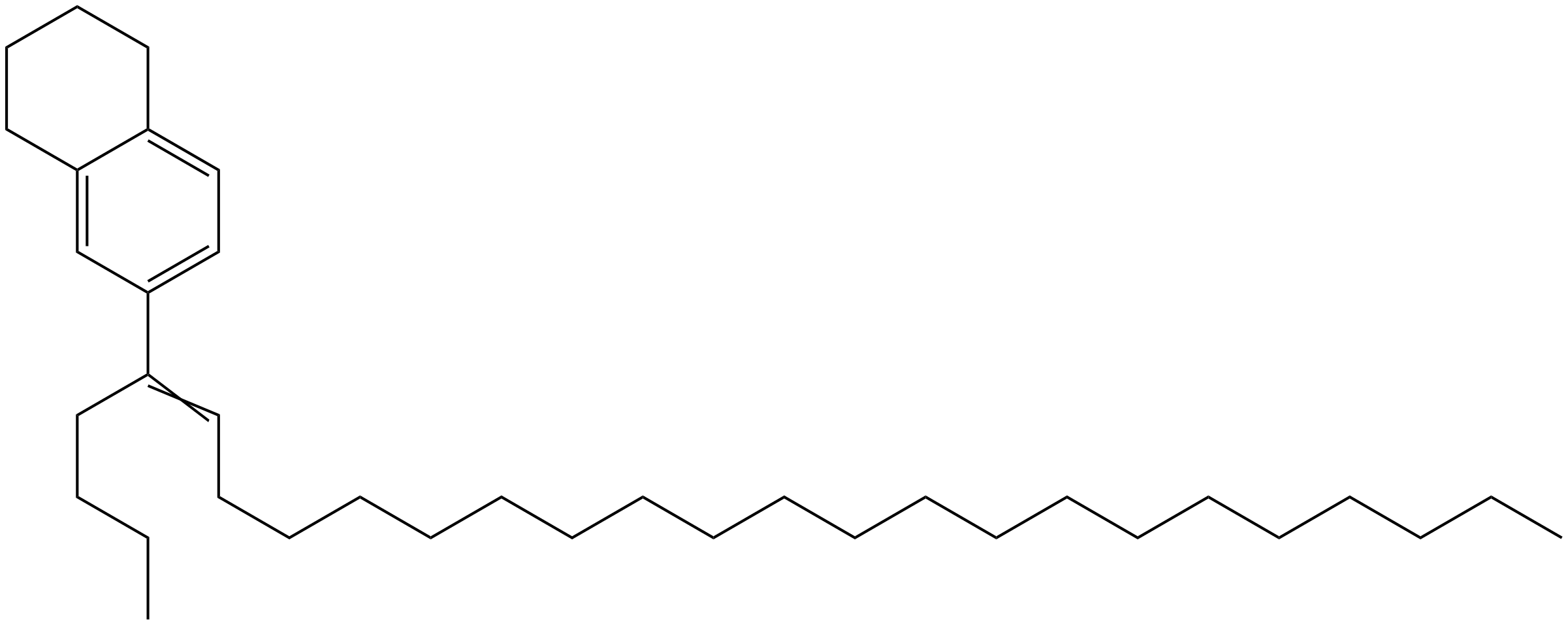 Image of 6-(1-butyl-1-docosenyl)-1,2,3,4-tetrahydronaphthalene