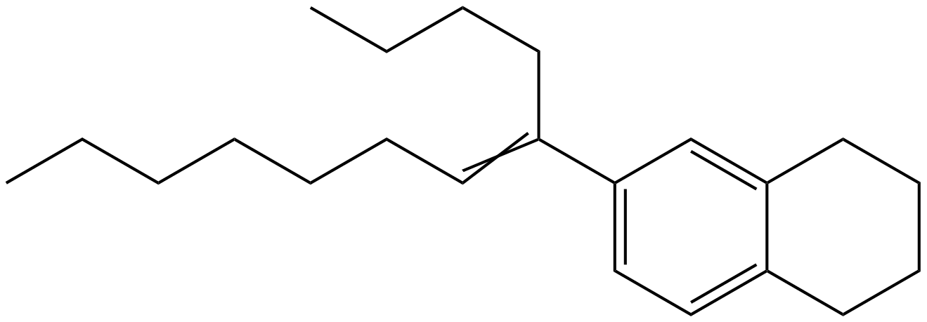 Image of 6-(1-butyl-1-octenyl)-1,2,3,4-tetrahydronaphthalene